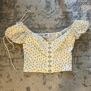 Yellow princess Polly top